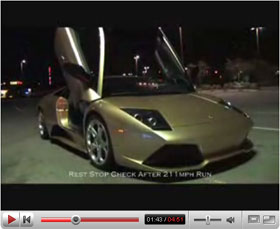 Lamborghini Murcielago LP640 Topspeed Video