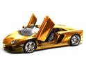Gold Lamborghini Aventador 3