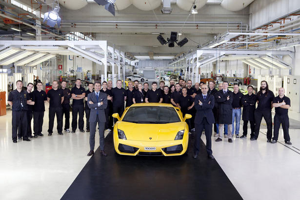 10,000th Lamborghini Gallardo