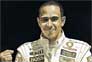 Lewis Hamilton portrait in Mobil 1 oil