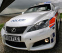Lexus IS F police car 2