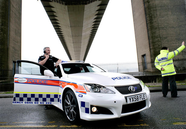 Lexus IS F police car