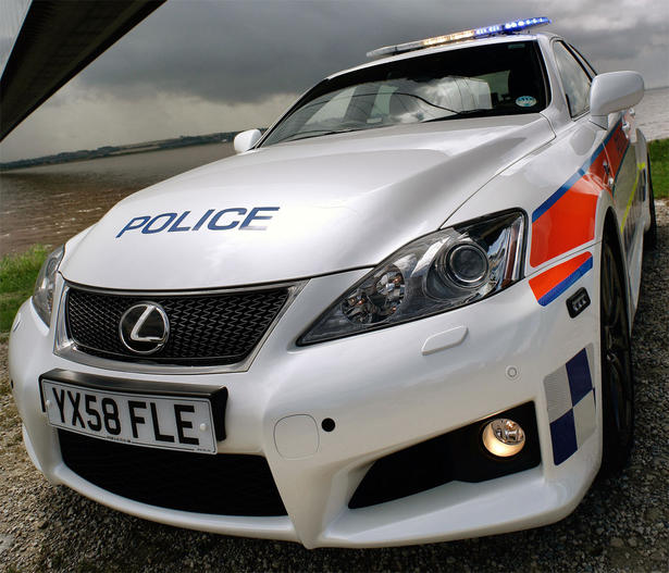 Lexus IS F police car