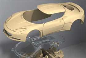 Lotus Evora Matchbox replica