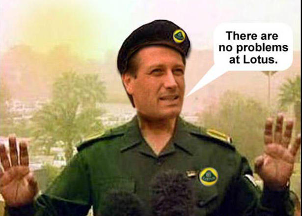 Lotus Goes Ballistic Against Caterham And The Media