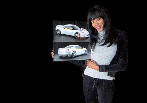 Lotus Evora Naomi for Haiti for 300,000 GBP