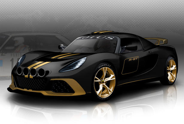 Lotus Exige R GT Shows Rally Livery