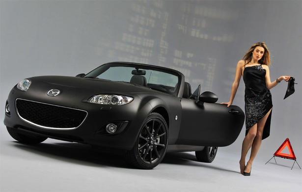 Mazda MX5 Matte Black