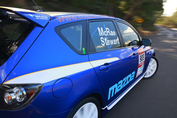 Mazda3 MPS rally car