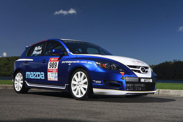 Mazda3 MPS rally car