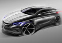 2013 Mercedes A Class Sketch 1