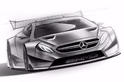 2016 Mercedes C Class DTM Sketch 1