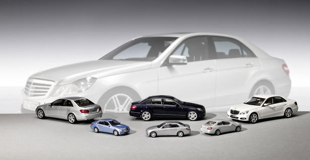 2010 Mercedes E Class scale models