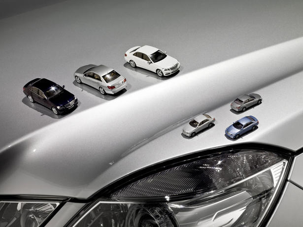 2010 Mercedes E Class scale models