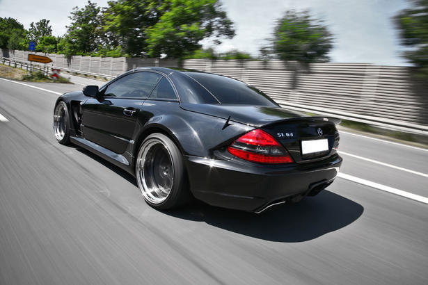 Inden Mercedes SL63 AMG Black Saphire