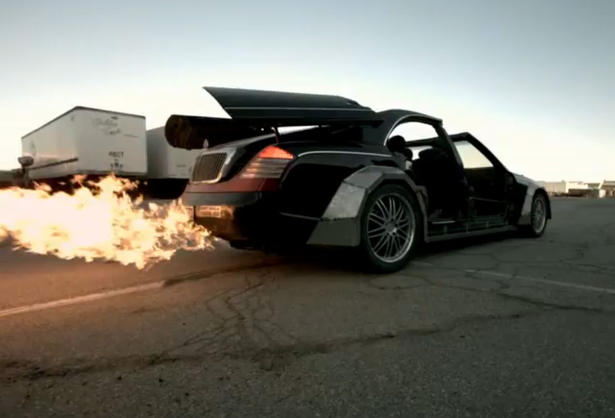 Kanye West And Jay Z Demolish Maybach in Otis Music Video