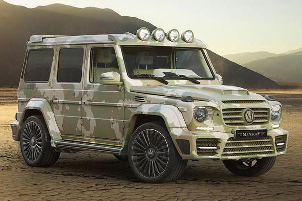 Mansory Mercedes G63 AMG Sahara Gets Carbon Fiber Body