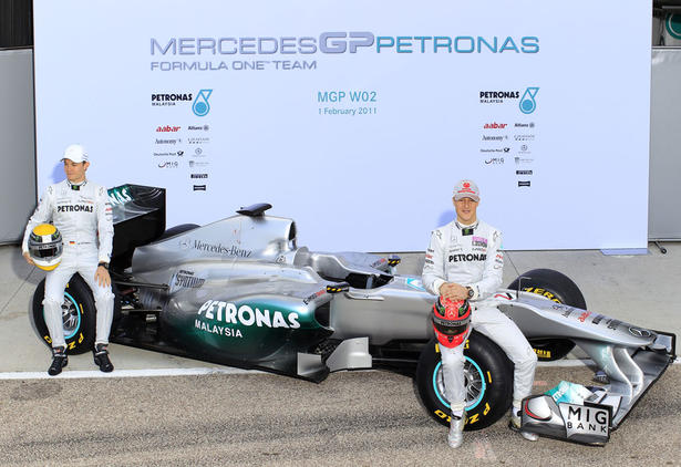 Mercedes 2011 F1 Car W02