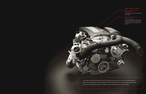 Mercedes DiesOtto Gasoline engine