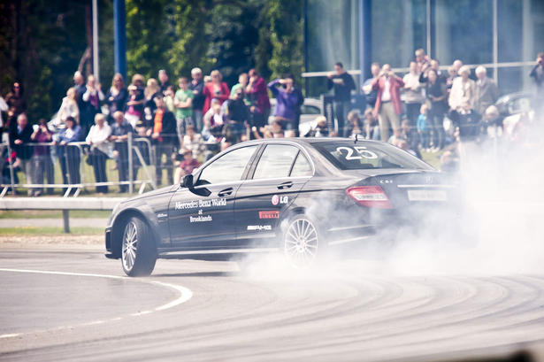 Video: Mercedes Breaks Drifting Guinness World Record