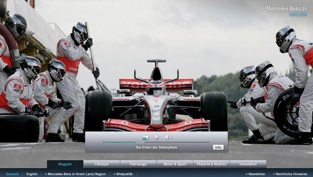 Mercedes Internet TV