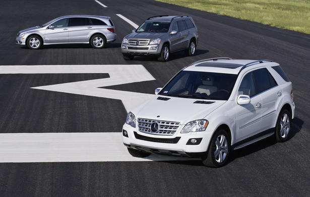 Mercedes R320, ML320 and GL320 BlueTEC in US