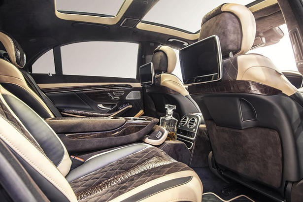 Mercedes S Class gets Crocodile Leather Interior