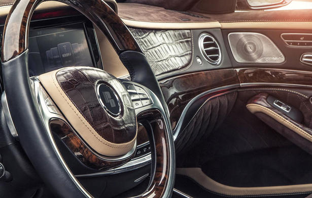 Mercedes S Class gets Crocodile Leather Interior