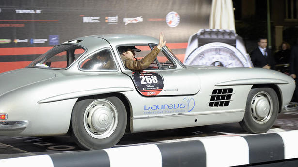 Mercedes SLS AMG at 2010 Mille Miglia
