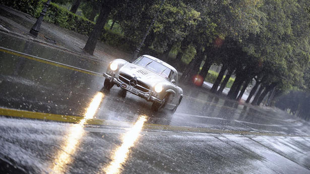 Mercedes SLS AMG at 2010 Mille Miglia