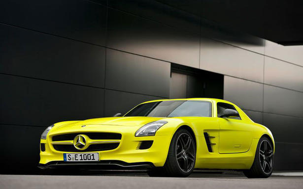 Mercedes SLS AMG E Cell: New Images