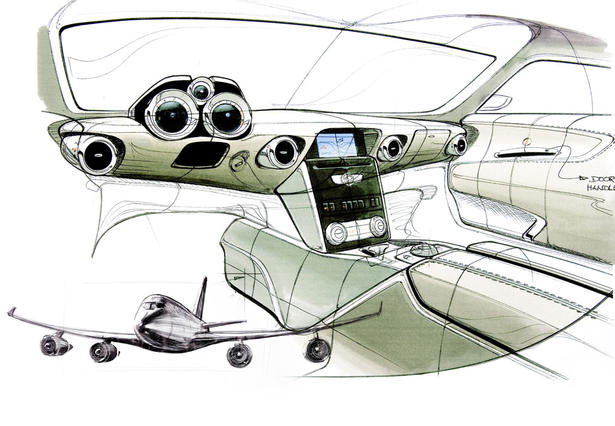 Mercedes SLS AMG interior