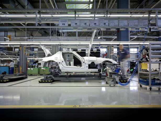 Mercedes SLS AMG enters production