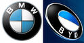 BMW logo BYD logo