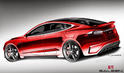 Saleen Tesla Model S Sketch 2