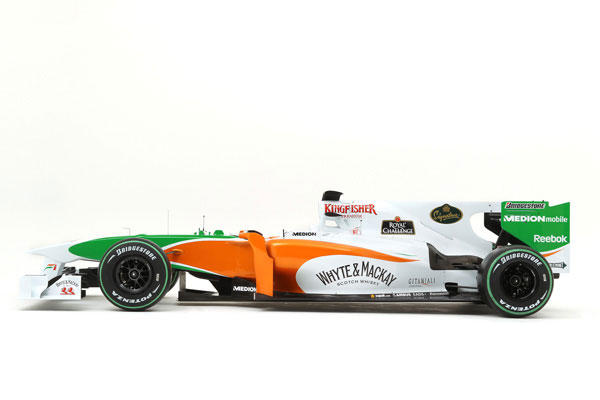 Force India 2010 F1 car