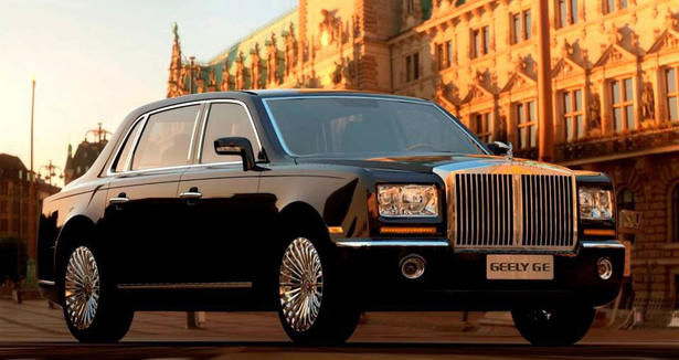 Geely GE rips off Rolls Royce Phantom