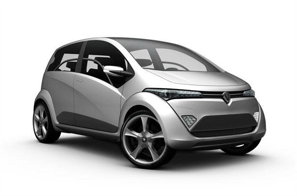 Proton hybrid concept Lotus drivetrain