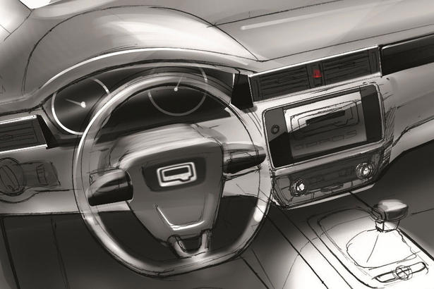 Qoros Sedan Sketches