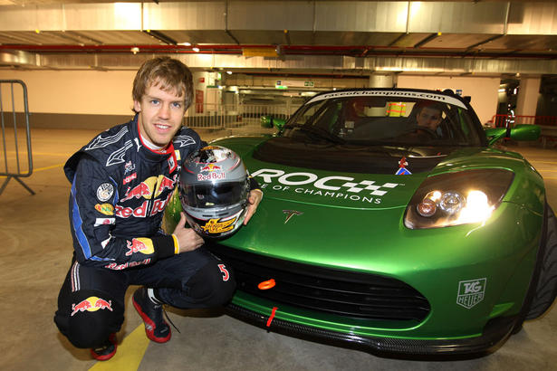 Tesla Roadster Race Car