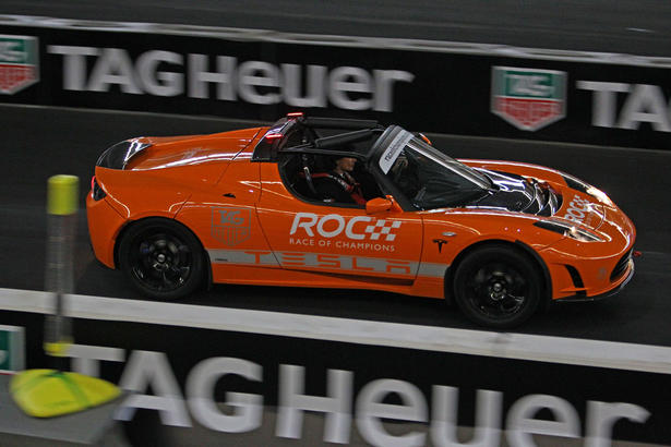 Tesla Roadster Race Car