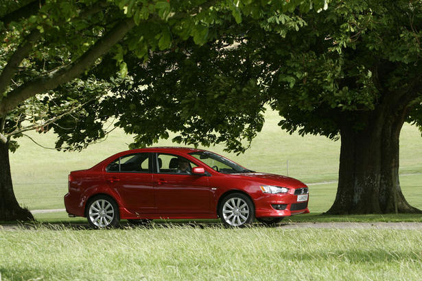 European 2008 Mitsubishi Lancer sedan