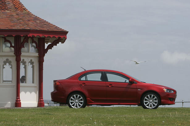 European 2008 Mitsubishi Lancer sedan
