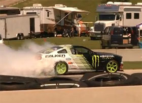 Monster Drift Ford Mustang At Road America Video