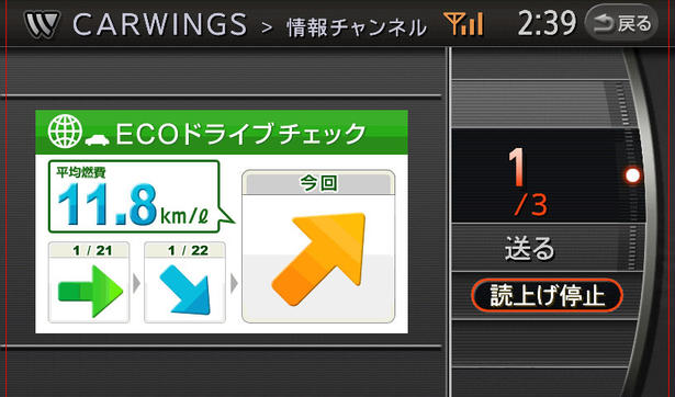 Nissan CARWINGS Eco Drive