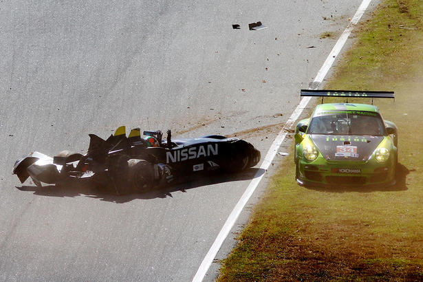 Nissan DeltaWing Crashes In Atlanta