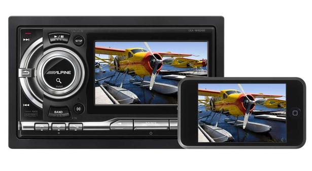 Alpine iXA W404R 2 DIN iPod Digital Media Station