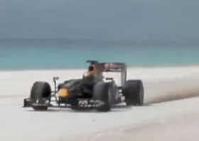 Red Bull F1 beach video
