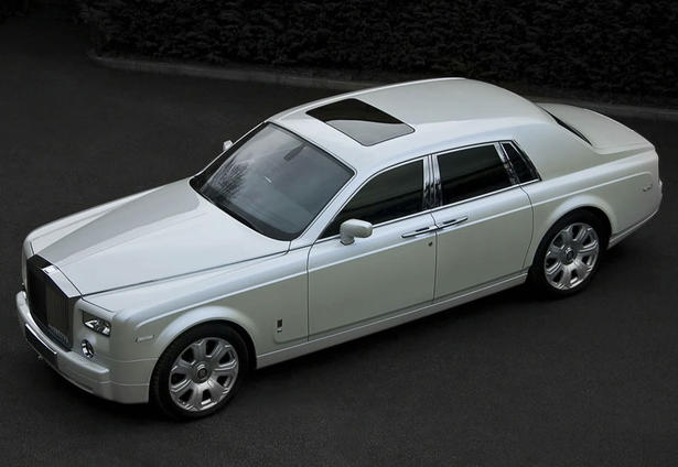 Kahn Pearl White Rolls Royce Phantom