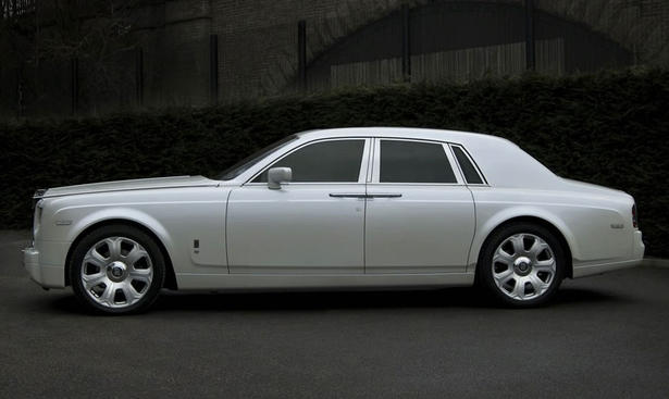 Kahn Pearl White Rolls Royce Phantom